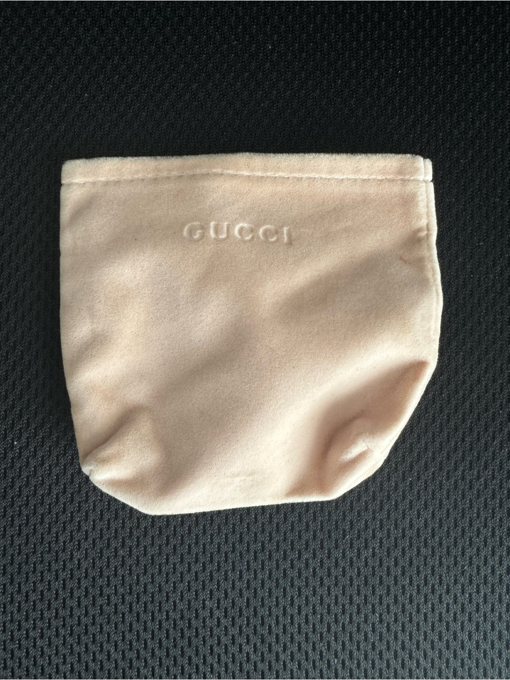 Gucci Blush Velvet Accessory Pouch